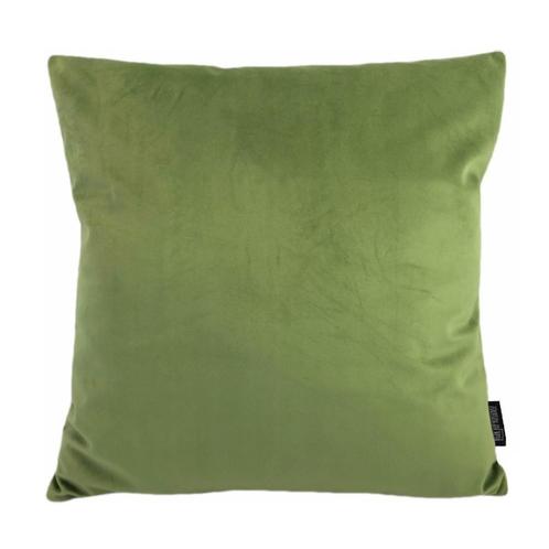 Velvet Mosgroen | 45 x 45 cm | Kussenhoes | Velvet/Polyester, Huis en Inrichting, Woonaccessoires | Kussens, Verzenden
