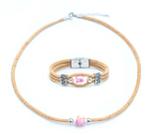 Sieraden set - Joia Rosa - Armband en ketting