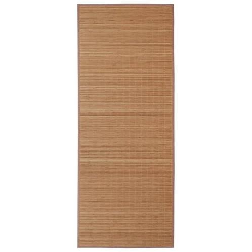 Vloerkleed bamboe bruin 160x230 cm | retourdeal | 35% kor..., Huis en Inrichting, Stoffering | Tapijten en Kleden, 150 tot 200 cm