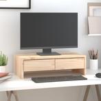 vidaXL Monitorstandaard 50x27x15 cm massief grenenhout, Verzenden, Nieuw