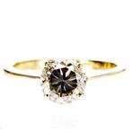 Zonder Minimumprijs - Verlovingsring - 14 karaat Geel goud -, Sieraden, Tassen en Uiterlijk, Antieke sieraden