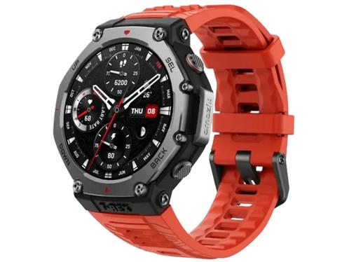 Amazfit T-Rex 3, Zwart (Rood), Huis en Inrichting, Woonaccessoires | Overige, Nieuw, Verzenden