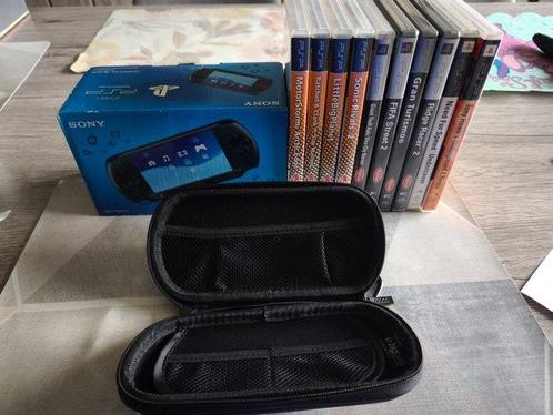 Sony - Playstation Portable (PSP) - Psp-E1004 in box with 10, Spelcomputers en Games, Spelcomputers | Overige Accessoires