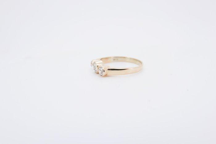 Ring - 18 karaat Witgoud Diamant (Natuurlijk), Sieraden, Tassen en Uiterlijk, Ringen