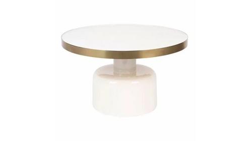 Zuiver Glam salontafel wit SHOWMODEL, Huis en Inrichting, Tafels | Salontafels, Zo goed als nieuw, Ophalen of Verzenden
