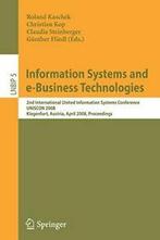 Information Systems and E-Business Technologies. Kaschek,, Kaschek, Roland, Zo goed als nieuw, Verzenden