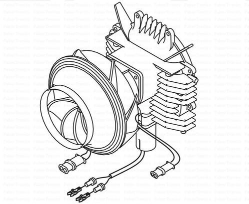 Webasto ventilatormotor AT5000 24V, Auto-onderdelen, Airco en Verwarming, Ophalen of Verzenden