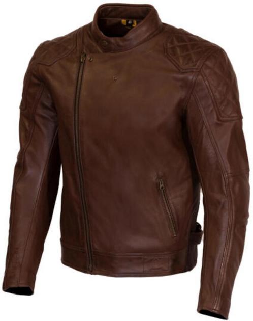 Merlin Chester D3O Cafe Bruin Leren Motorjas, Motoren, Kleding | Motorkleding, Heren, Nieuw met kaartje, Jas | leer, Verzenden