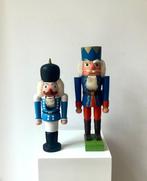 Kerstbeeldje (2) - Blauer König & Wachsoldaat - Hout -, Diversen, Kerst, Nieuw