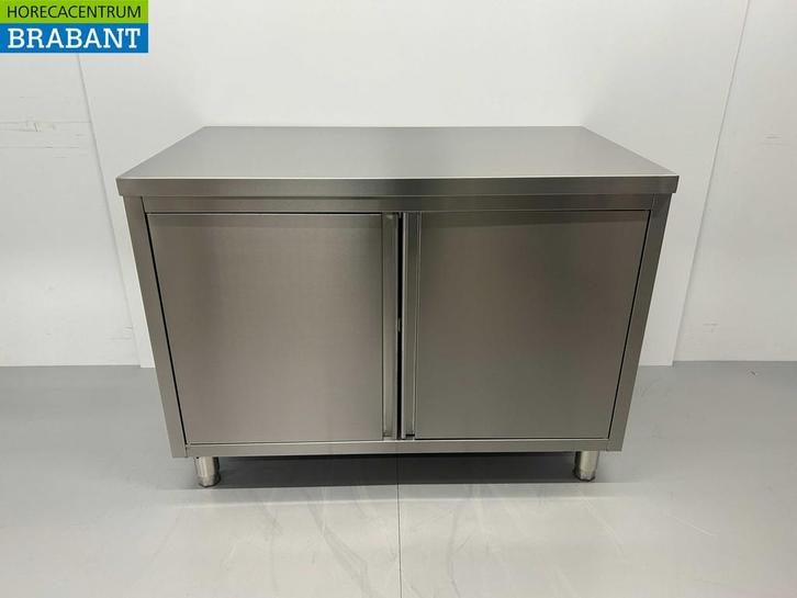 RVS Werkkast Kast 2 klapdeuren 120 cm Horeca, Zakelijke goederen, Horeca | Keukenapparatuur, Nieuw in verpakking, Ophalen of Verzenden