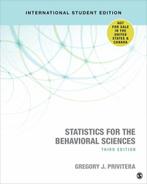 Statistics for the Behavioral Sciences | 9781506389882, Boeken, Verzenden, Nieuw