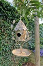 Beeldje - BIrdhouse - Feeding scale - IJzer, Antiek en Kunst