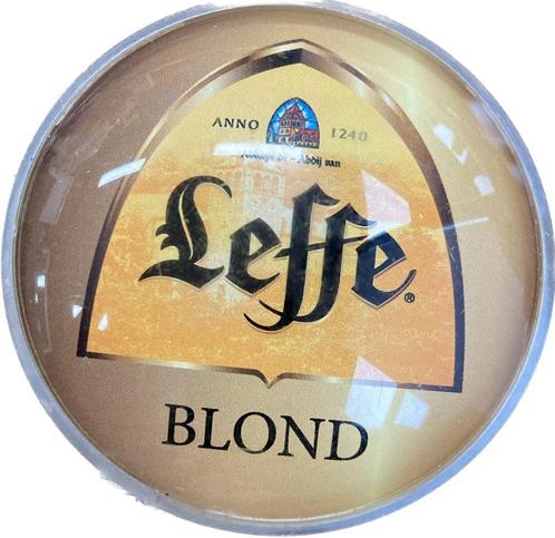 Occasion - Ronde taplens Leffe Blond bol 69 mmø, Zakelijke goederen, Horeca | Overige, Ophalen of Verzenden