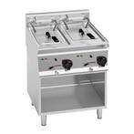 GGM Gastro | Dubbele elektrische friteuse - 10+10 liter - 12, Verzenden, Nieuw