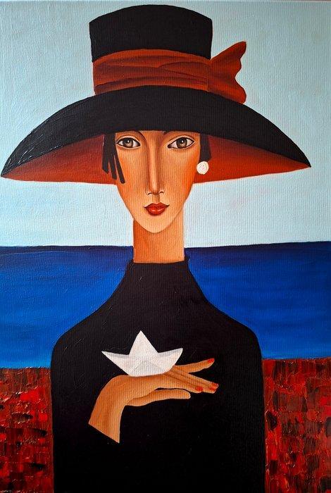 Ewa Mroczek - Matilda, Antiek en Kunst, Kunst | Schilderijen | Modern