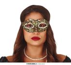 Oogmasker Zwart/Goud Ilaria, Ophalen of Verzenden, Nieuw