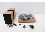 Lenco LS-500 - Platenspeler met 2 externe speakers - Hout, Audio, Tv en Foto, Luidsprekers, Verzenden, Zo goed als nieuw