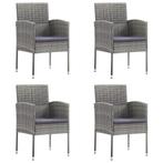 Poly Rattan Tuinstoelen 4 stuks - Profiteer van Retourdeal!, Tuin en Terras, Tuinstoelen, Ophalen of Verzenden, Nieuw, Rotan