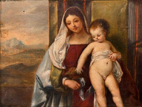 Tiziano Vecellio (1485-1576), Naar - Madonna zingarella, Antiek en Kunst, Kunst | Schilderijen | Klassiek