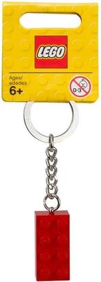 LEGO 6143967 Sleutelhanger - Rood Steentje - LEGO Blokje, Verzamelen, Sleutelhangers, Ophalen of Verzenden, Nieuw