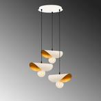 Asir - Kroonluchter - Wit goud - 45 x 106 x 45, Huis en Inrichting, Woonaccessoires | Overige, Verzenden, Nieuw