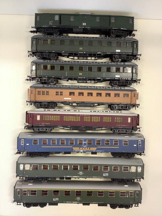 Schicht H0 - Modeltrein personenwagen (8) - 8x Rijtuigen -, Hobby en Vrije tijd, Modeltreinen | H0