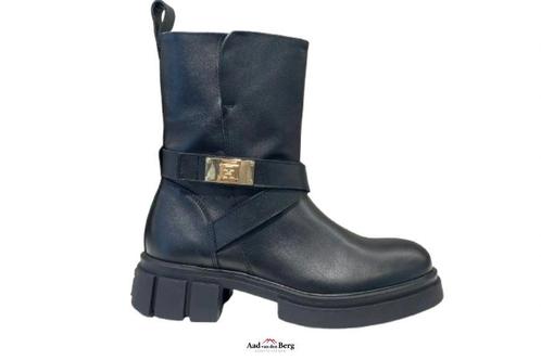 -25% Tommy Hilfiger  Tommy Hilfiger Damesschoenen enkellaars, Kleding | Dames, Schoenen, Zwart, Nieuw, Verzenden
