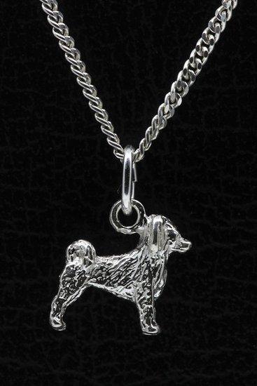 Zilveren Phalene nachtvlinder ketting hanger - klein, Sieraden, Tassen en Uiterlijk, Kettinghangers, Verzenden
