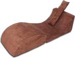 Opvouwbare relax sofa Bruin Suede, Kinderen en Baby's, Kinderkamer | Tafels en Stoelen, Ophalen of Verzenden, Nieuw