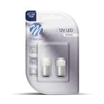 LED BAY15d / P21/5W 12V 3W - Basic 9x Led diode - Wit - Set, Ophalen of Verzenden, Nieuw, Maserati