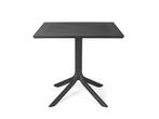Nardi tuintafel Clip 80 glasvezel - Antraciet, Tuin en Terras, Tuintafels, Ophalen of Verzenden, Nieuw