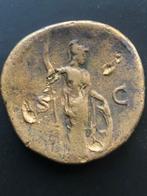 Romeinse Rijk. Marcus Aurelius (AD 161-180). Sestertius Rome, Postzegels en Munten, Munten | Europa | Niet-Euromunten