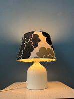 Small Space Age Table Lamp with Porcelain Base and Black and, Ophalen of Verzenden, Nieuw