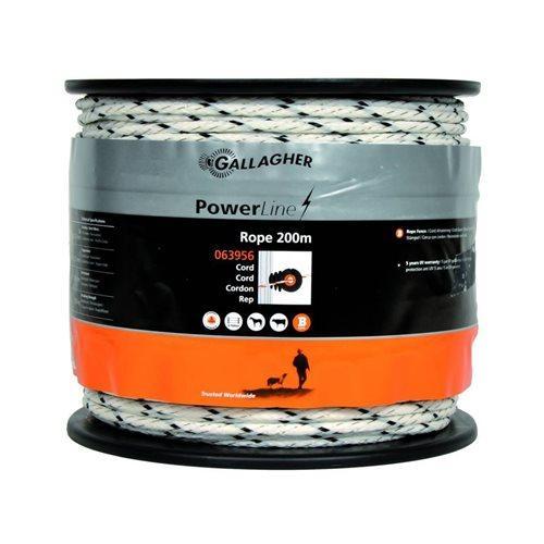 Gallagher PowerLine Cord Wit 200m, Tuin en Terras, Gaas en Draad, Ophalen of Verzenden