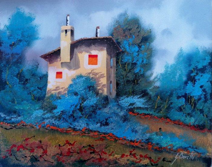 Guido Borelli - amaricante, Antiek en Kunst, Kunst | Schilderijen | Modern