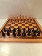 Schaakspel - Uniek Verzwaard Staunton Schaakspel en Damspel