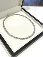 Witgouden Diamond Choker 6.0 ct Natuurlijke Diamant - 54.3 g, Sieraden, Tassen en Uiterlijk, Kettingen, Ophalen, Zo goed als nieuw