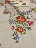 Tafelkleed - 250 cm - 153 cm - Tafelkleed met kruissteek