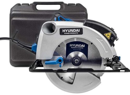 Hyundai Cirkelzaag 1500W - 185 mm - Heavy Duty - met laser, Doe-het-zelf en Verbouw, Gereedschap | Zaagmachines, Nieuw, Verzenden