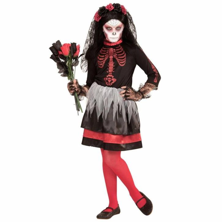 Bruid Dia De Los Muertos  Kostuum Meisjes, Kleding | Dames, Carnavalskleding en Feestkleding, Nieuw, Ophalen of Verzenden