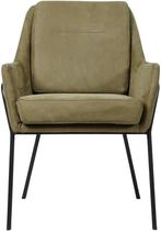 Leren design eetkamerstoel - Echt leer, Industrieel, Comfort, Huis en Inrichting, Stoelen, Overige kleuren, Nieuw, Leer, Ophalen of Verzenden