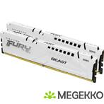 Kingston DDR5 FURY Beast 2x16GB 6000 White, Computers en Software, RAM geheugen, Verzenden, Nieuw