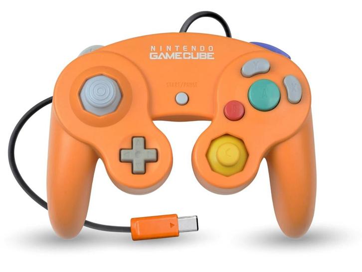 Nintendo GameCube Controller Spice Orange, Spelcomputers en Games, Spelcomputers | Nintendo GameCube, Zo goed als nieuw, Ophalen of Verzenden