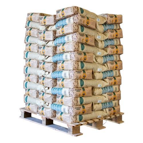Badger Pellets (975 kg) | ENplus A1 houtpellets | 100%, Tuin en Terras, Haardhout, Verzenden