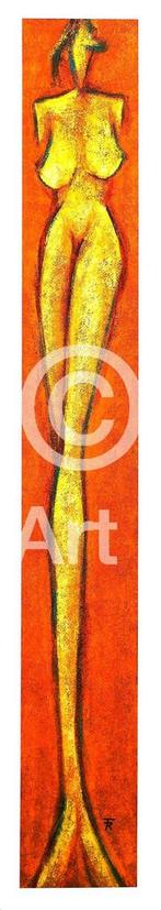 Kunstdruk Franz Ruzicka - Venus 24x138cm, Huis en Inrichting, Woonaccessoires | Schilderijen, Tekeningen en Foto's, Verzenden