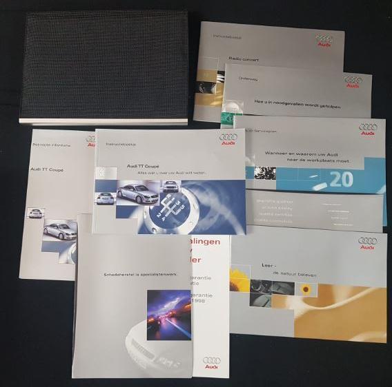 2000 AUDI TT COUPE INSTRUCTIEBOEKJE + GARANTIEBOEKJE + MAP, Auto diversen, Handleidingen en Instructieboekjes, Verzenden