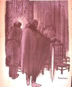 Spotprent Hoop op vrede in Europa tijdens Eerste Wereldoo..., Antiek en Kunst, Kunst | Litho's en Zeefdrukken, Verzenden