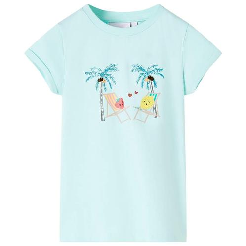 vidaXL Kindershirt 140 lichtzeeblauw, Kinderen en Baby's, Kinderkleding | Overige, Nieuw, Verzenden