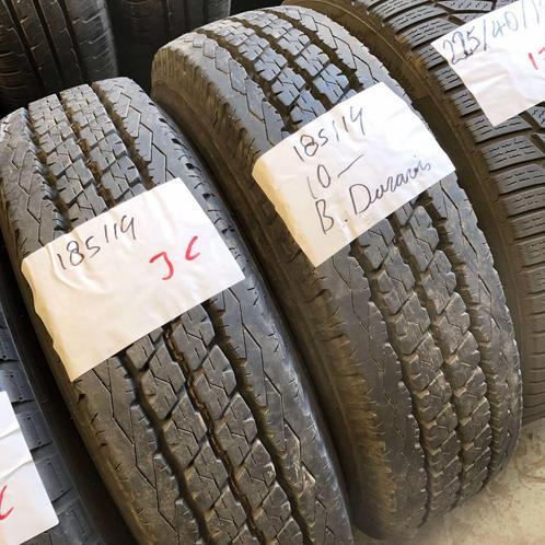 2 x Bridgestone Duravis 185-80-14 C Zomerbanden 10mm, Auto-onderdelen, Banden en Velgen, 14 inch, Zomerbanden, 185 mm, Bestelwagen