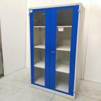 2-deurs vitrine kast met plexiglas deuren - 200x120x55 cm, Nieuw, Ophalen of Verzenden